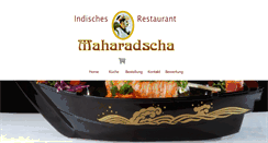 Desktop Screenshot of maharadscha-rosenheim.de