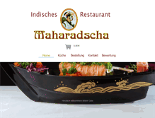 Tablet Screenshot of maharadscha-rosenheim.de